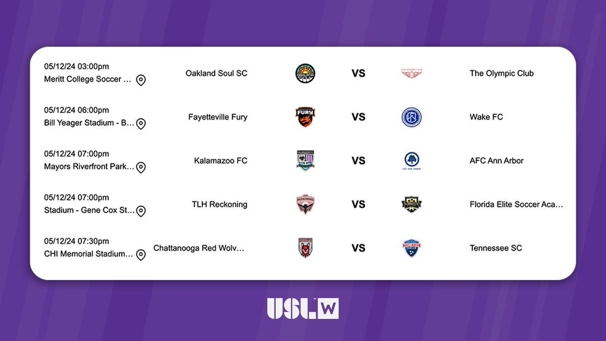 Happy Mother's Day to all the amazing moms 💐

Here's a full slate of W League action to celebrate! 🗓️💜