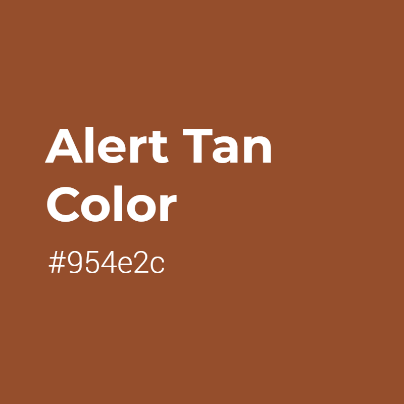 Alert Tan color #954e2c A Cool Color with Orange hue! 
 Tag your work with #crispedge 
 crispedge.com/color/954e2c/ 
 #CoolColor #CoolOrangeColor #Orange #Orangecolor #AlertTan #Alert #Tan #color #colorful #colorlove #colorname #colorinspiration
