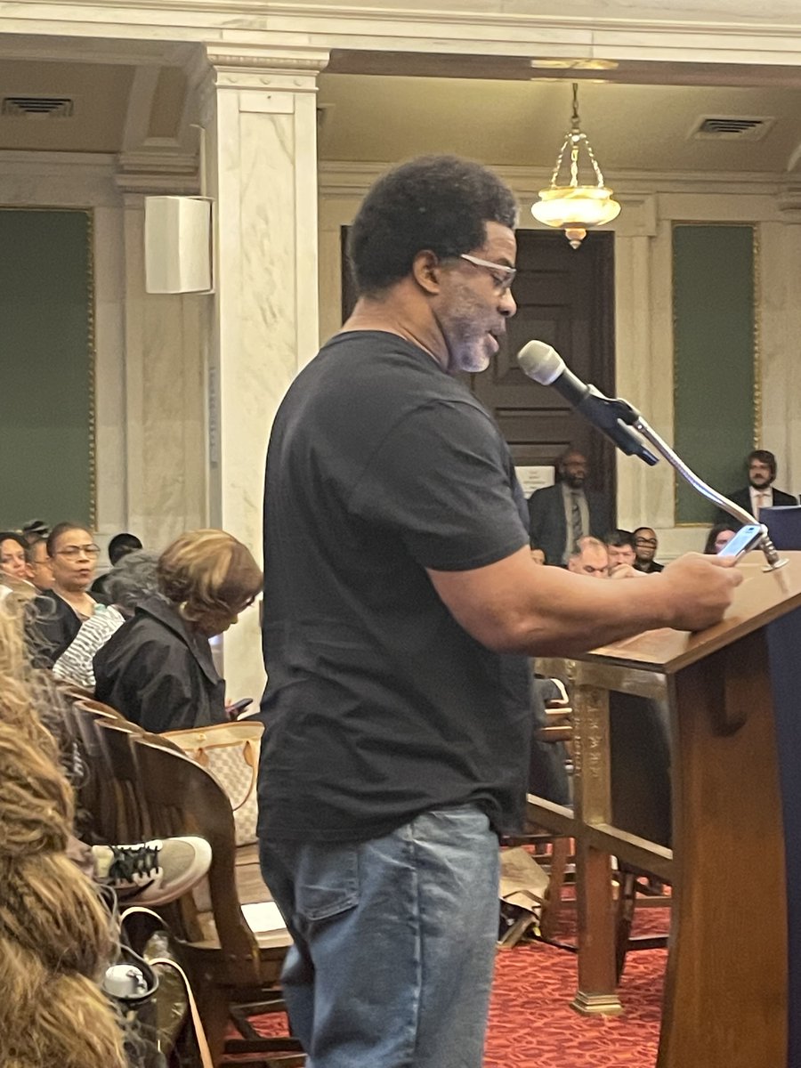 The Center's CEO @selmekki was given a chance this morning to testify in support of a @PHLcouncil resolution to proclaim May 9th as Black Teacher Appreciation Day. Learn more about the day and how you can #ThankABlackTeacher: thecenterblacked.org/black-teacher-…

#WeNeedBlackTeachers