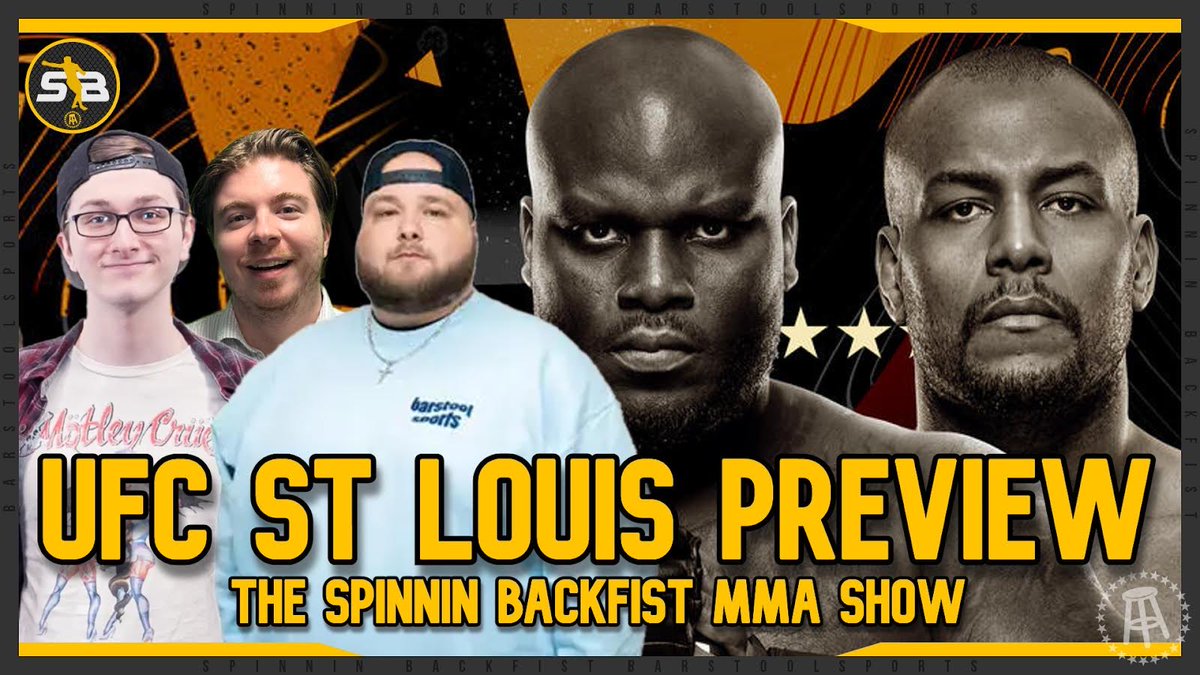 💰UFC ST LOUIS BETTING PREVIEW💰 Going live at 12:15 PM! Join us in the CHAT! Linktr.ee/spinninbackfist