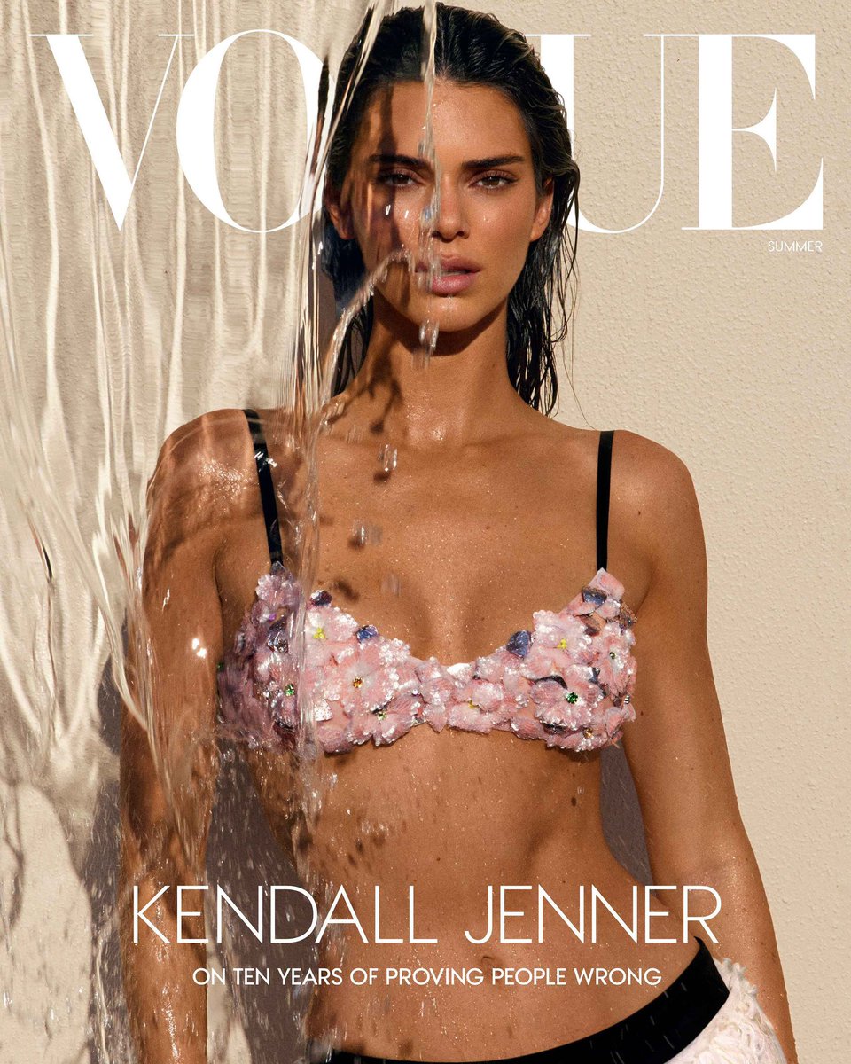 Kendall Jenner on the cover of Vogue.