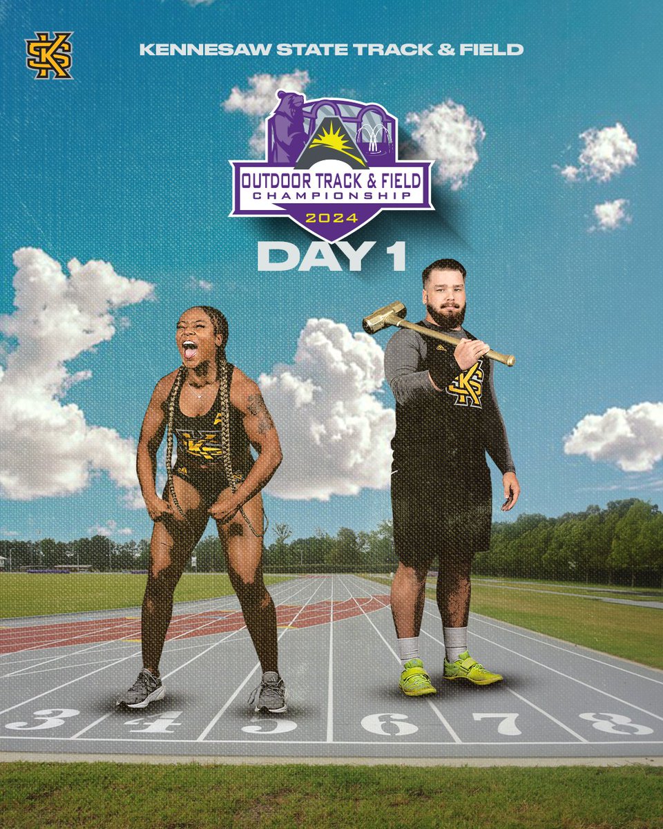 Day 1 on a beautiful day in Conway

🆚 #ASUNTF Outdoor Championships
📊 bit.ly/3URJogs

#HootyHoo | #ThinkBigger