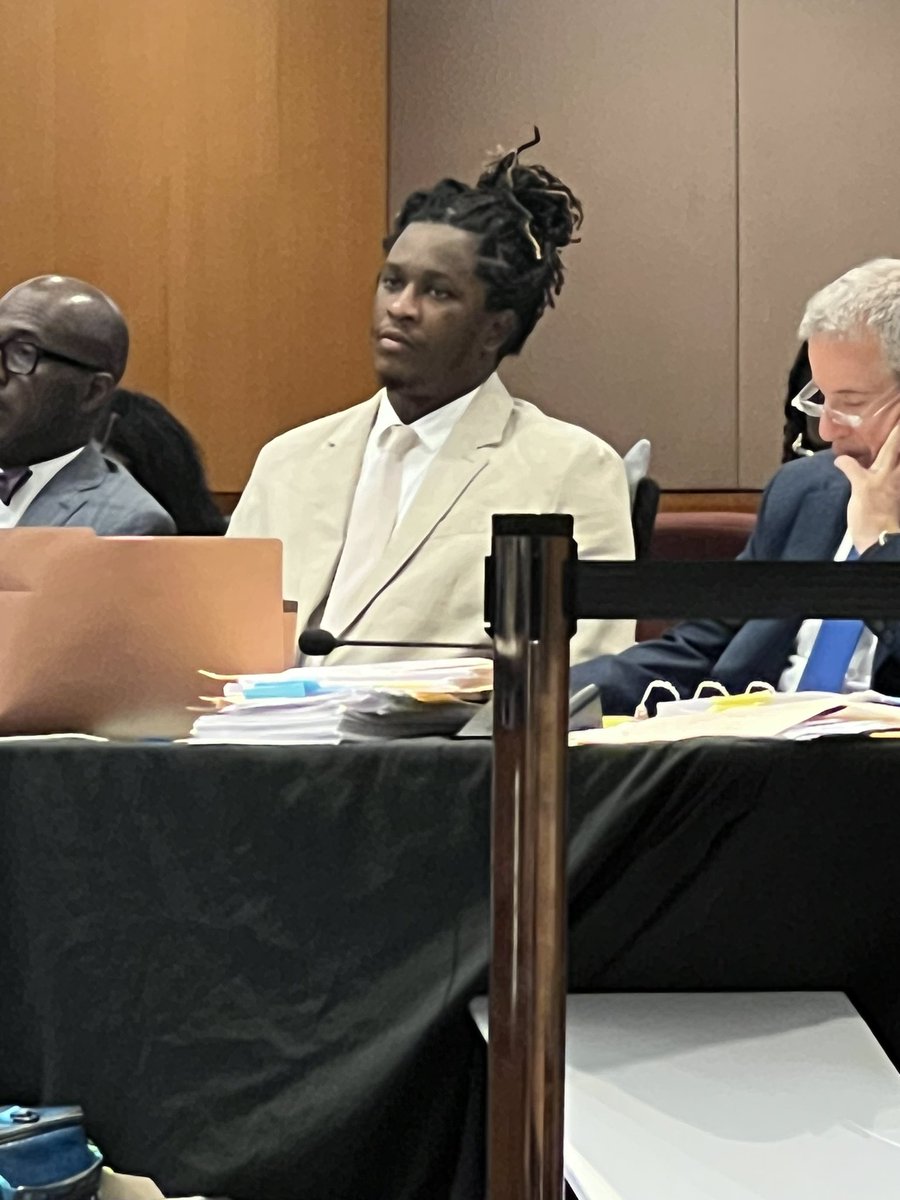 Young Thug back in the courtroom for Day 74 of #YSL RICO case against the rap superstar and his alleged associates.