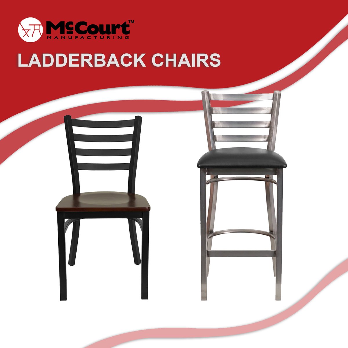 mccourtmfg's tweet image. Seat your patrons comfortably at any bar or café with the Ladderback padded chair. Its back rest provides unmatched comfort while maintaining a distinct look for your pizzeria, bar, deli, or restaurant.

 #backrest #chair #pizzeria #restaurant #mccourt