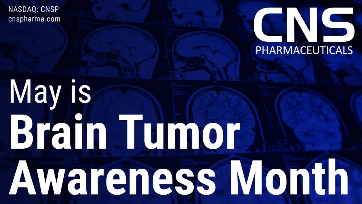 May is #BrainTumorAwarenessMonth! The goal is to share information about brain and spine tumors to raise awareness, educate the community, and help people living with these cancers. Learn more here: bit.ly/3xFdU4f $CNSP #BTAM #GlioblastomaMultiforme #GBM #Oncology