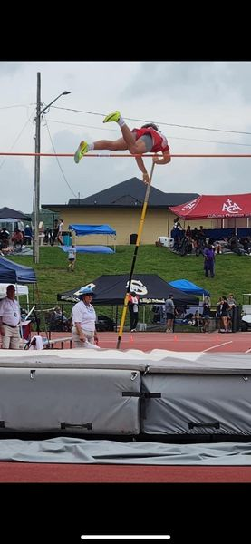 AHSAA Track and Field Spotlight presented by Andrews Sports Medicine & Orthopaedic Center Tye Madison - Marion County High School Marion County Junior, Tye Madison conquered 12' on pole vault on Friday at the 1A-3A State Track Meet in Cullman to win back-to-back State