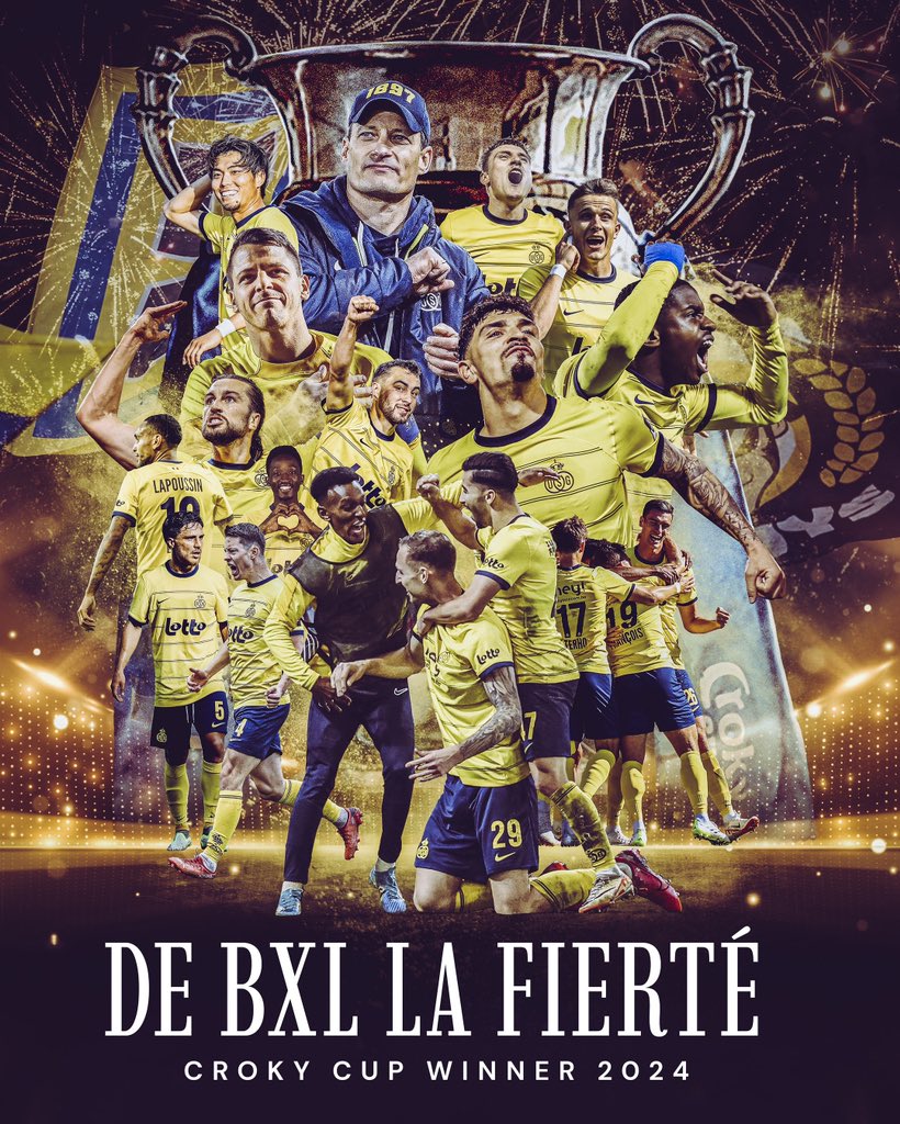 SportAnalytics (@_sportanalytics) on Twitter photo We are overjoyed to share in the celebration of <a href="/UnionStGilloise/">Royale Union Saint-Gilloise</a> 's landmark victory in the #CrokyCup!
#USG played its very 1st Cup Final in 110 years & triumphed over the current cup holders, Royal Antwerp.
Chapeau to our #partners for this remarkable win!
#SportAnalytics We are overjoyed to share in the celebration of <a href="/UnionStGilloise/">Royale Union Saint-Gilloise</a> 's landmark victory in the #CrokyCup!
#USG played its very 1st Cup Final in 110 years & triumphed over the current cup holders, Royal Antwerp.
Chapeau to our #partners for this remarkable win!
#SportAnalytics