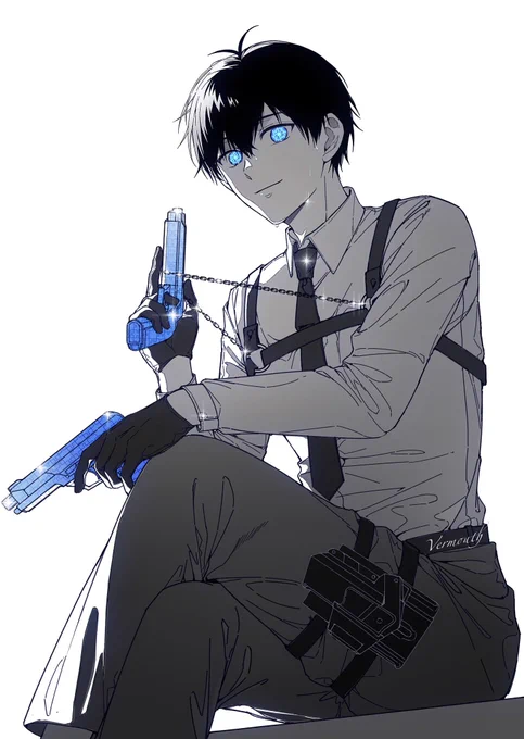 TWO-GUN isagi #bluelock