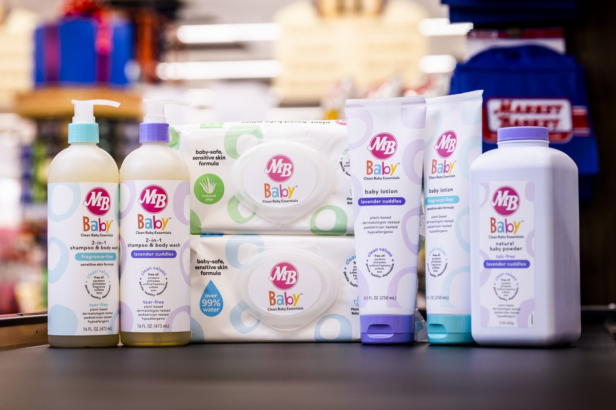Did you know that Market Basket carries our own line of baby care products? MB Baby items are a perfect Mother's Day gift to give the new Mom in your life. Find them in the baby care aisle at all MB stores.