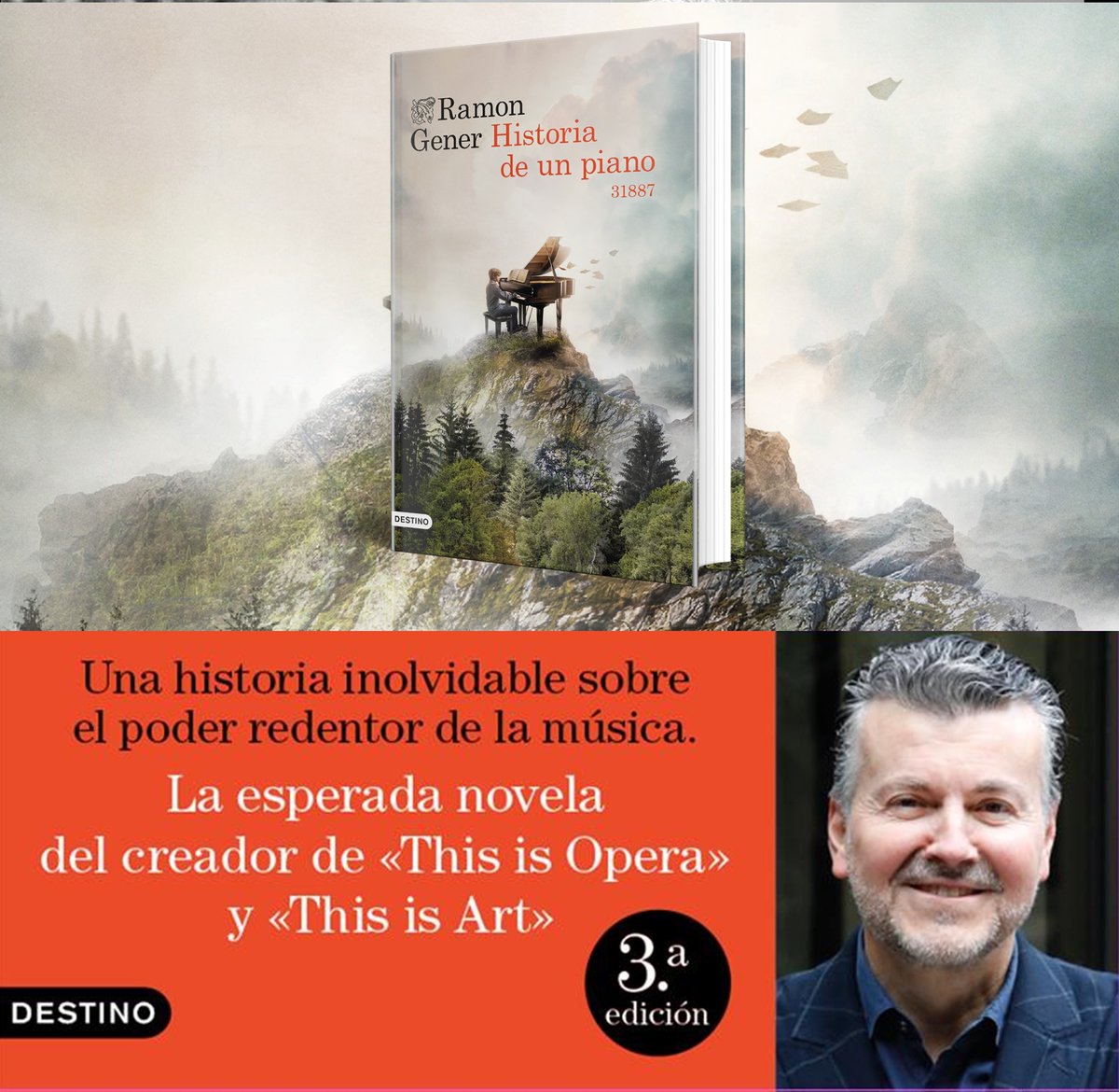 📢 ¡Tercera edición! ¡Felicidades @ramongener! 🎶El poder de la música es infinito, no te pierdas su novela #HistoriadeunPiano 📚 planetadelibros.com/libro-historia…