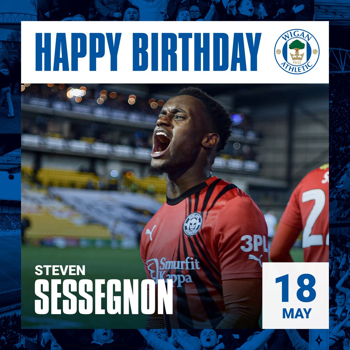 🎂🎉 Wishing a Happy Birthday to defender, Steven Sessegnon! Have a great day, Sess! 🙌 #wafc 🔵⚪️