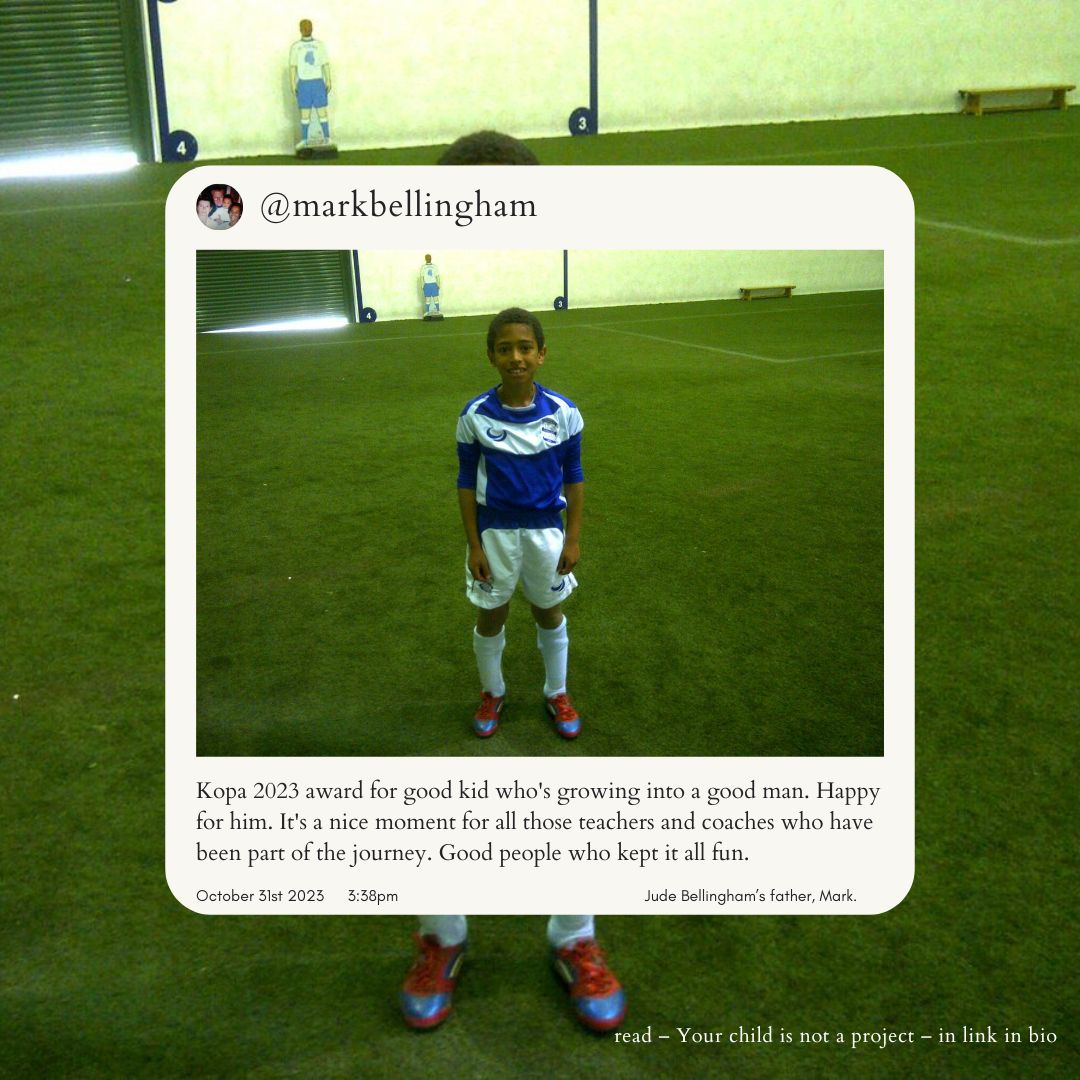 Mark Bellingham @Bello1966 on parenting a talented child.

Read @fraserfranks' article on this subject, touching on his own personal experience, at the link below:

b5consultancy.com/post/your-chil…