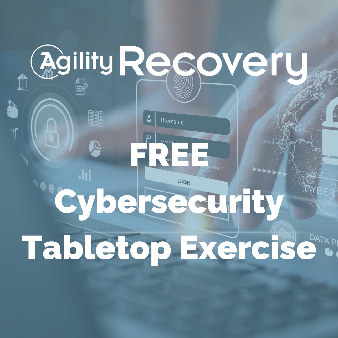 #Cyberattacks on businesses are constantly on the rise, and can affect not only your organization's bottom line, but its reputation. Download our #cybersecurity tabletop exercise to plan, prepare, and test your #preparedness plan: info.agilityrecovery.com/cybersecurity-…