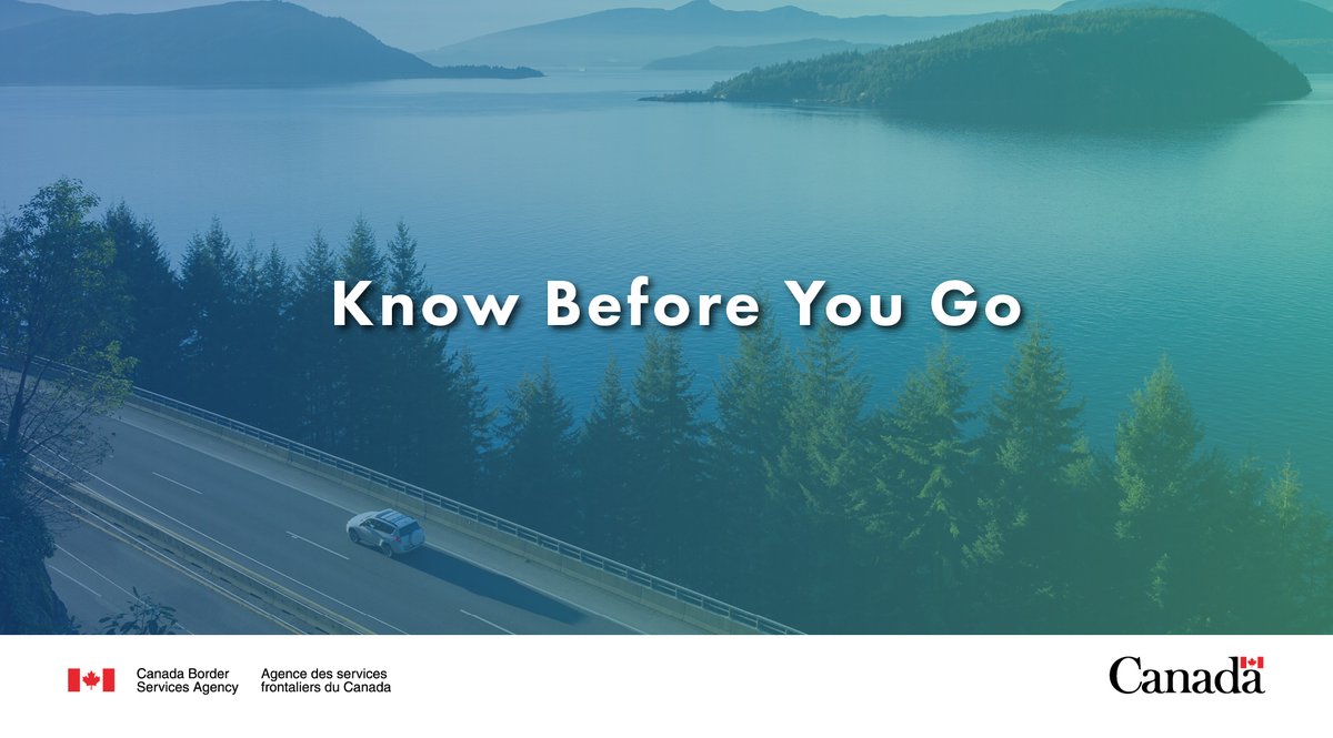 Outdoor enthusiasts! Coming to Canada this summer to enjoy our beautiful outdoor playground? Make sure you know your reporting requirements before arriving at the border: cbsa-asfc.gc.ca/travel-voyage/… #KnowBeforeYouGo