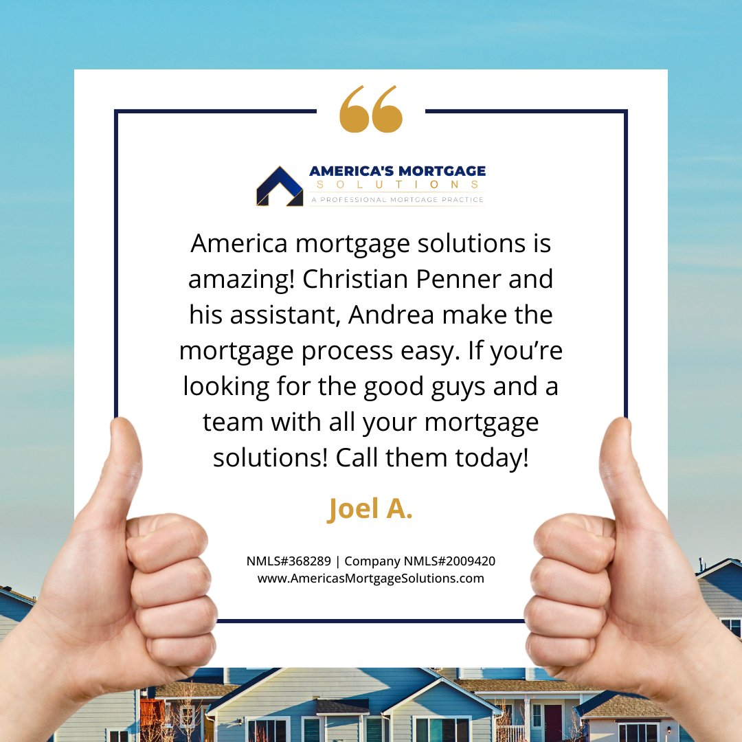 Thank you for the kind words! 🙌 At America Mortgage Solutions, we're dedicated to making the mortgage journey seamless and stress-free. Ready to embark on your homeownership journey? Give us a call today! 561-373-0987 🏡💼 #MortgageExperts #DreamHome