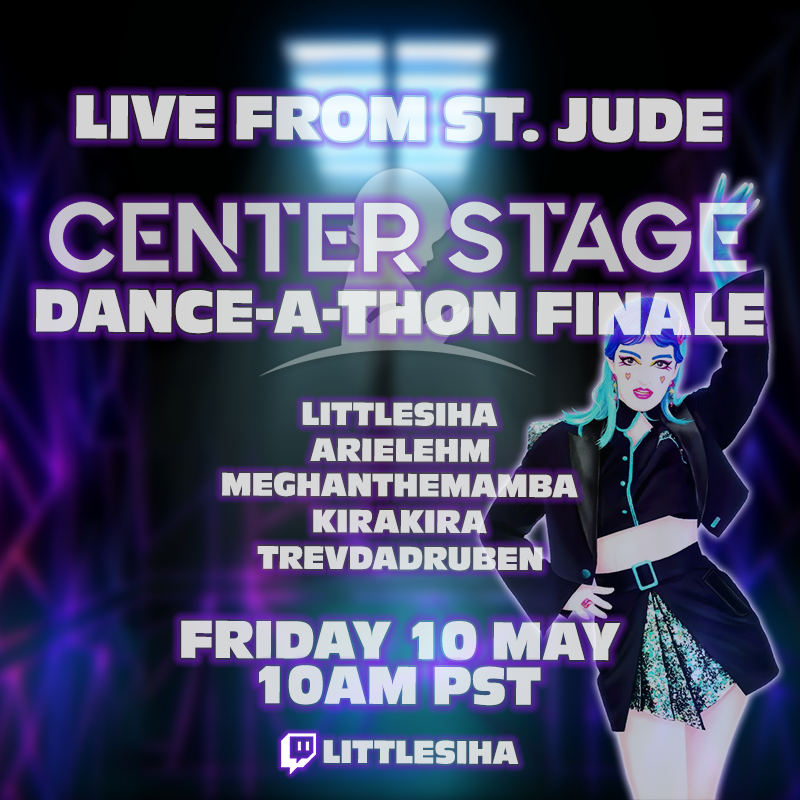 Don't forget to tune in TOMORROW 10th May at 10AM PST to the Dance-A-Thon Finale from @TeamCenterStage for @StJudePLAYLIVE ❤️🕺 We'll be there!! 🏃