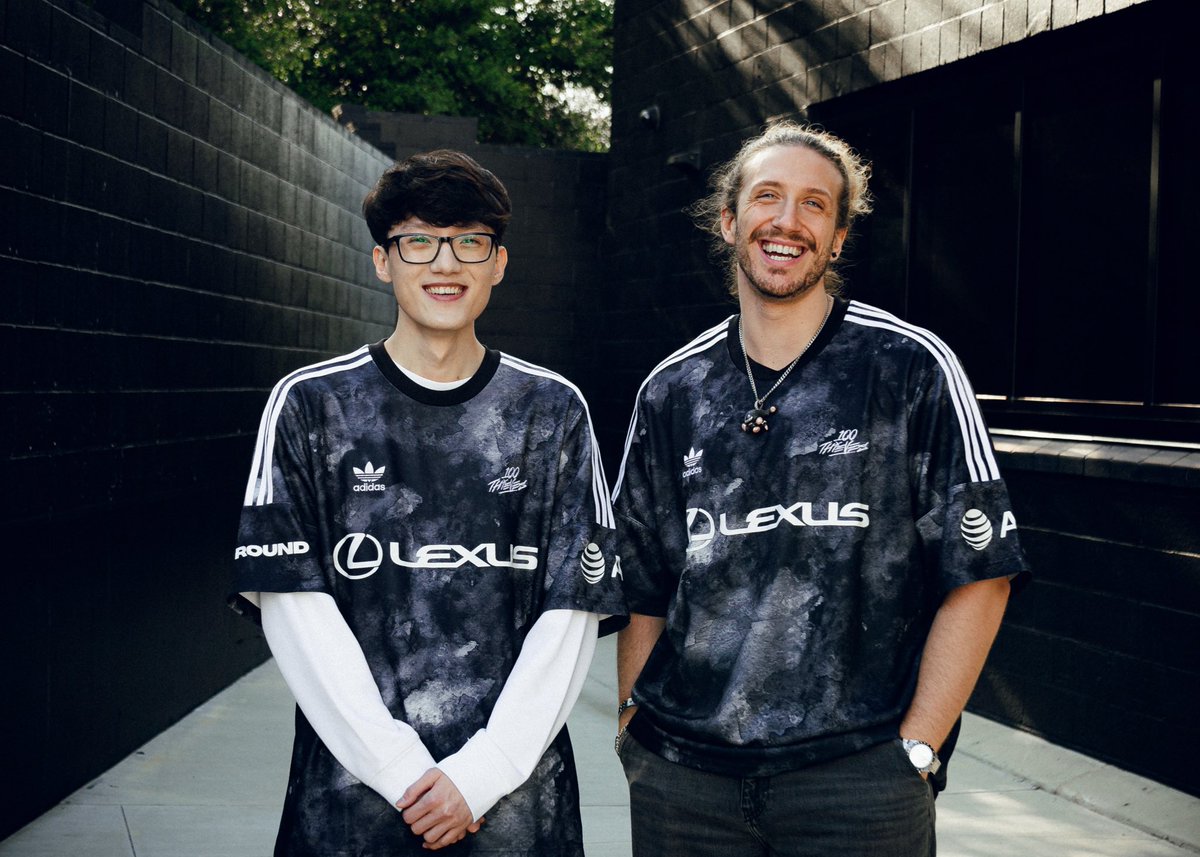 The @adidasoriginals x 100 Thieves 2024 Primary Jerseys have begun