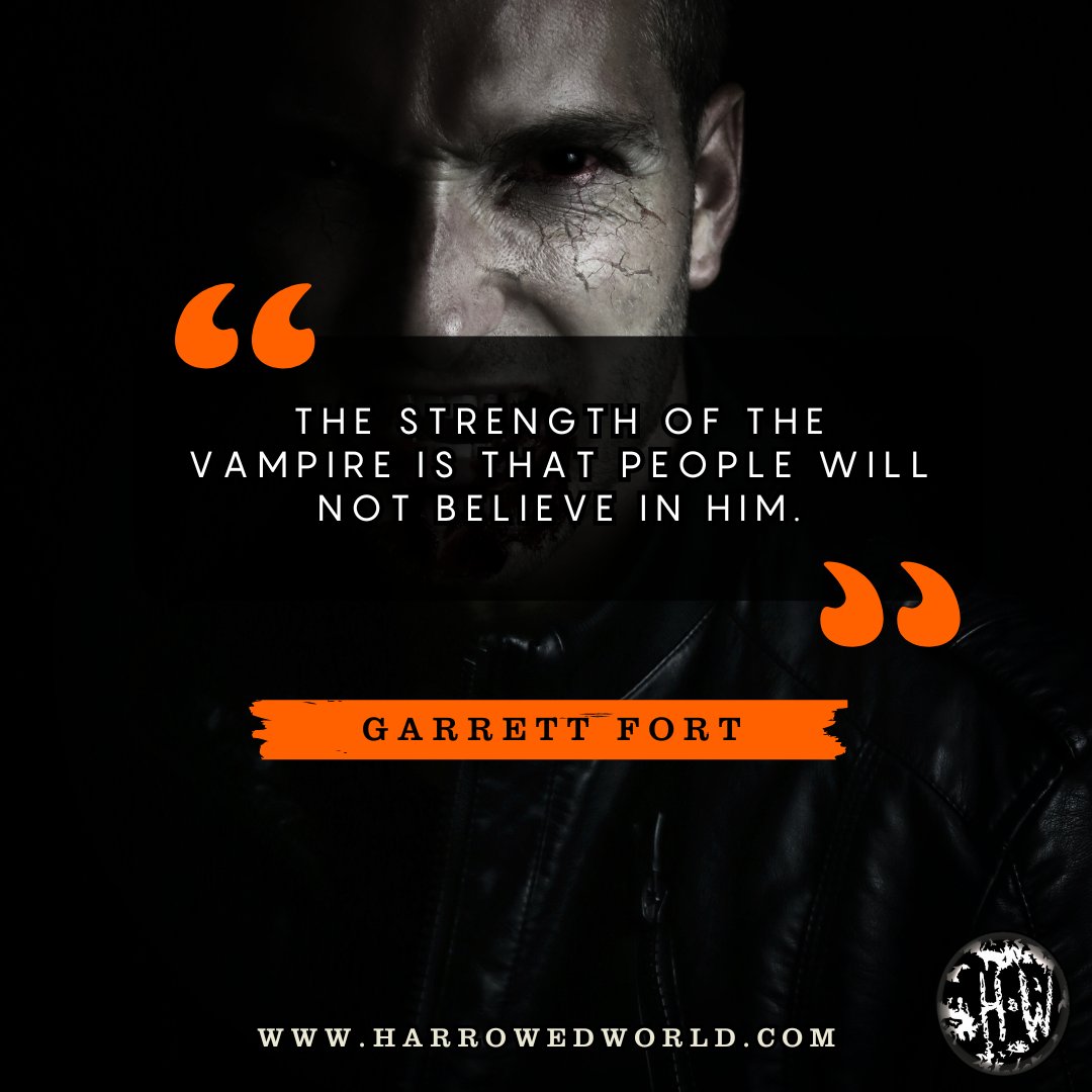 “The strength of the vampire is that people will not believe in him.”
–Garrett Fort

Follow for more posts like this.

#vampire #vampires #quotes #vampirequotes #quote #vampirequote #vampirevisualnovel #vampirevisualnovels #visualnovel #visualnovels #horrorvisualnovel