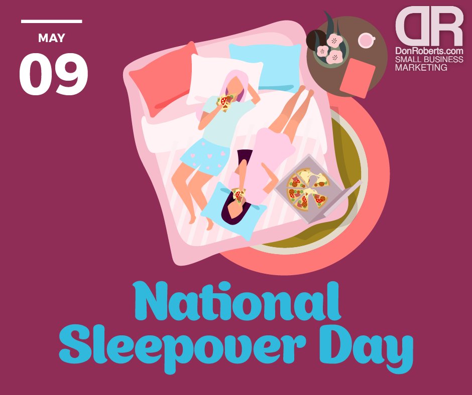 National Sleepover Day - Recalling a more innocent time. #todayistheday #triviatime #sanjosecalifornia #2023