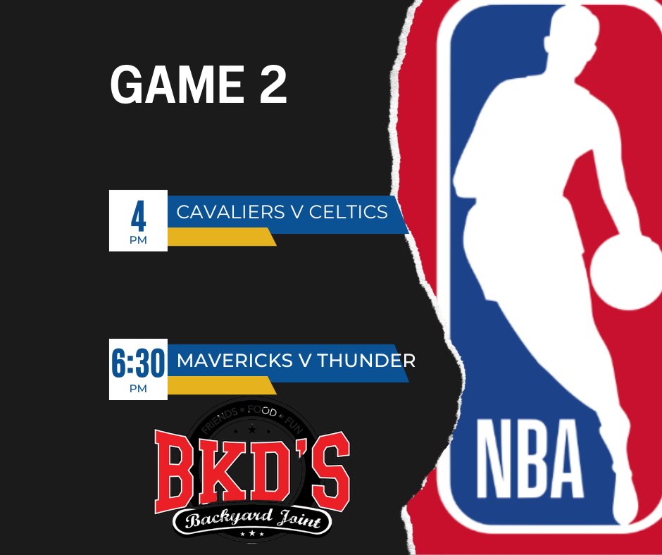 Things are heating up! Come watch these teams take each other on in game 2!

#BKDsChandler #chandler #gilbert #nba #semifinals
