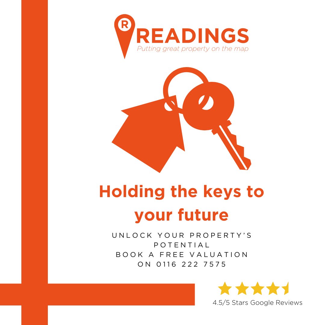 ReadingsPG's tweet image. Book now for a free no obligation market appraisal. Find out why we make the perfect partner to sell or let your property.

☎️ 0116 222 7575
📩 sales@readingspropertygroup.com

#PropertyPartner #ReadingsPropertyGroup #Valuation #GetInTouch
