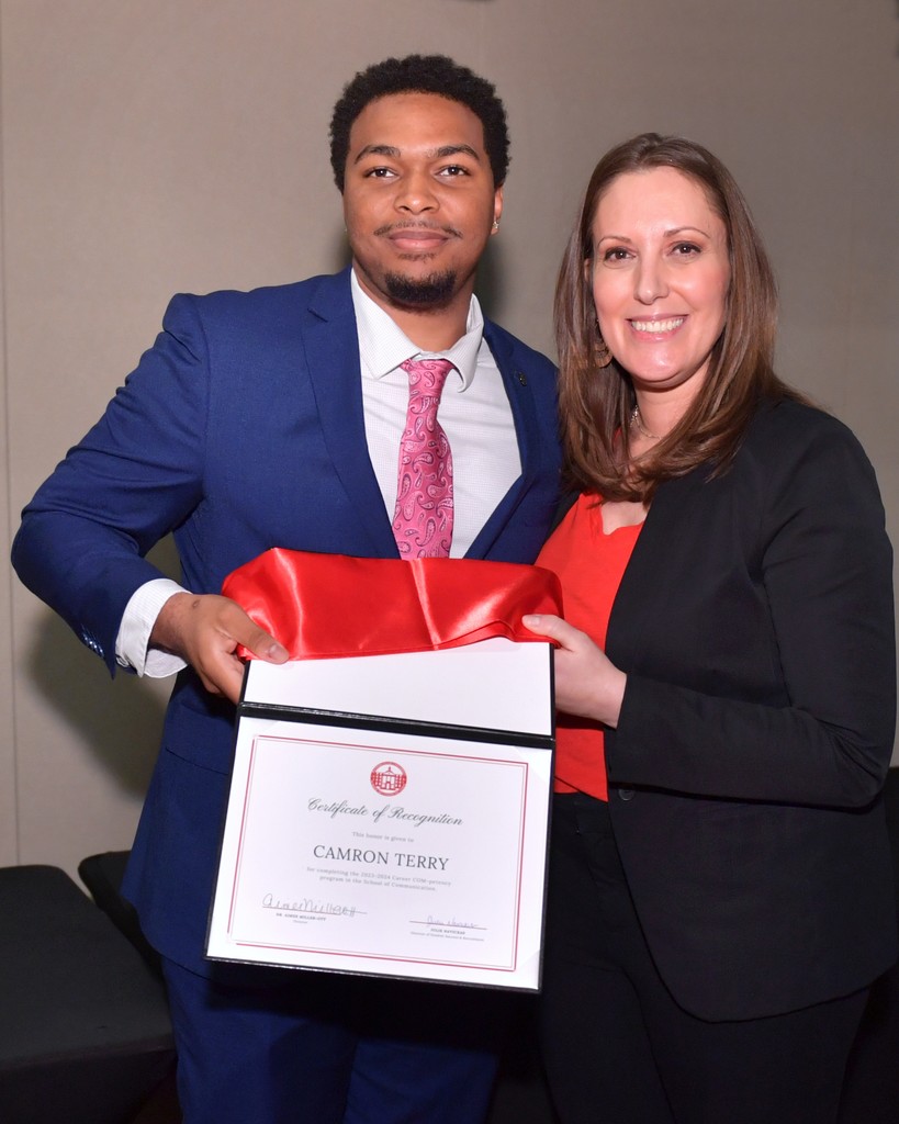#ThrowbackThursday to the spring 2024 Awards &amp; Scholarship luncheon! We are #RedbirdProud of all of our recipients! 
.
.
.
.
#SchoolofCommunication #FellHall #BestintheMidwest