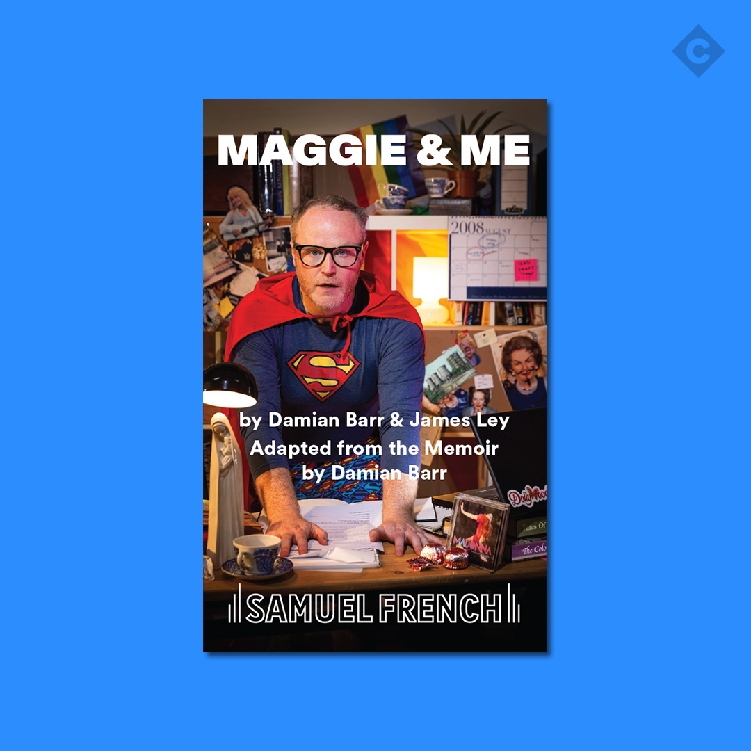 The stage adaptation of @Damian_Barr's Sunday Times Memoir of the Year - Maggie & Me is now published. Co-written by @jamesleyplay is now published. It retells a story of a particular place and time through Damian's childhood. Buy the script at concordsho.ws/ShopMaggieAndM…. @NTSonline
