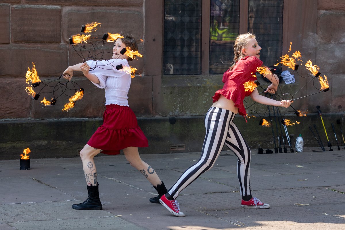Get ready to see the fire jesters in action as they show off their dynamic fire dancing skills accompanied by the sounds of the bardcore music that will take you back in time. #ElizabethanFayre 📅 Saturday 8 June ⏰ 11am – 5pm Read more about the day orlo.uk/zBJ35