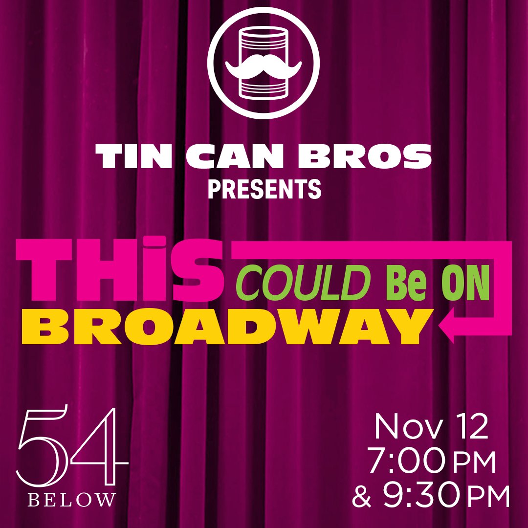 #JustAnnounced! The @TinCanBros are BACK at 54, with their newest musical, following a tight-knit group of high school kids mounting The Matrix Musical. Don't miss this quirky exploration of what it means to be a theatre kid! Presale access & info at 54below.org/TinCanBros