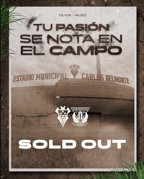 Ivan_ab15's tweet photo. @GradaBpro @FCCartagena_efs @CDTOficial En el Albacete - Leganes del Domingo SOLD OUT https://t.co/9J9Rhu5YEK