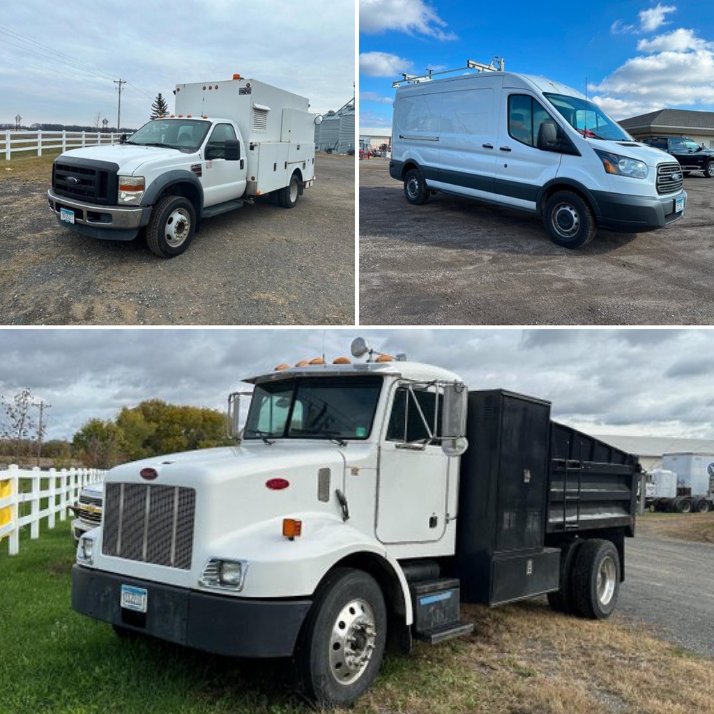 Browse and bid today! Fleet Vehicles: 2015 Transit Van, 2008 Ford F-550 XL, 2005 Peterbilt located in Nowthen, MN. Auction ends May 28 @ 7:00pm.
--> bid-2-buy.com/auctions/detai…