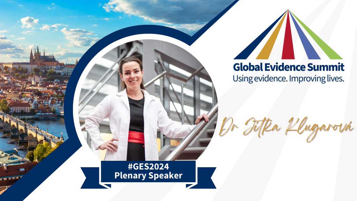 🎉 Dr. Jitka Klugarová from the Czech Republic is joining us as a speaker for #GES2024 🤓 Learn more about @jitka_klugarova: buff.ly/3w66OoM