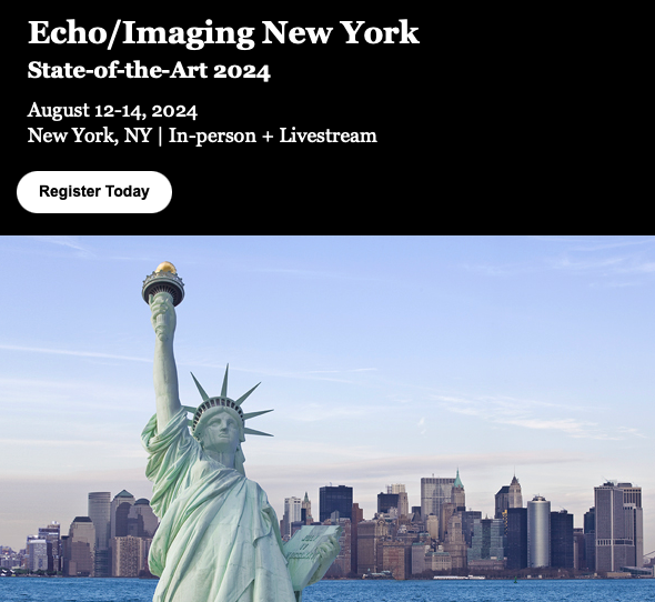 Enjoy the sights and sounds of #NYC and expand your #Echocardiography expertise at our Echo/Imaging NY #CME course led by @MayoClinic experts @JaeKOh2 and Rebecca Hahn, MD. Scholarships are available for students and fellows! #FIT #EchoFirst mayocl.in/3wre27a