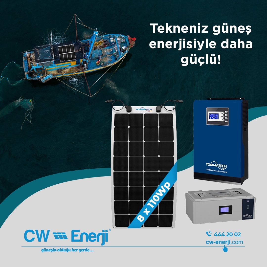 Tekneniz güneş enerjisiyle daha güçlü!

#cwenerji #cwene #cwmarine #esnekpanel #solarpanel #flexiblepanel