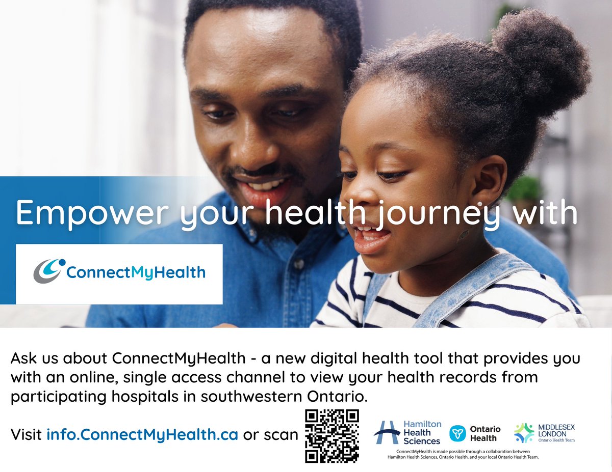 Middlesex London Ontario Health Team (@ml_oht) on Twitter photo You can now register for a ConnectMyHealth account! To easily view your health records from participating healthcare facilities in southwestern Ontario, register today: info.connectmyhealth.ca/register
<a href="/CMHempowers/">ConnectMyHealth</a> #OHTs #OntarioHealthTeams You can now register for a ConnectMyHealth account! To easily view your health records from participating healthcare facilities in southwestern Ontario, register today: info.connectmyhealth.ca/register
<a href="/CMHempowers/">ConnectMyHealth</a> #OHTs #OntarioHealthTeams