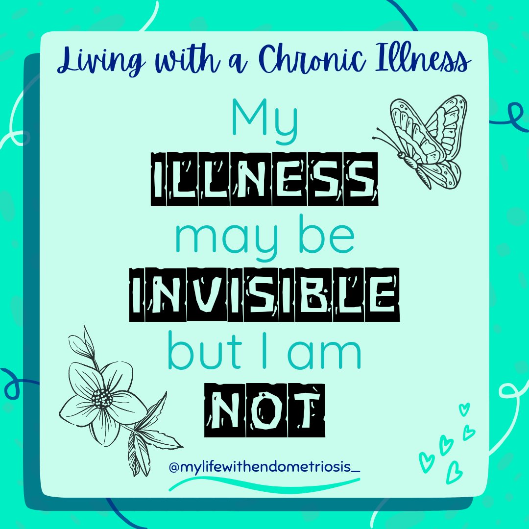 My illness may be invisible but I am not. 💛🎗️ I will continue to share my story and advocate for myself and anyone else who has ever felt this way. I see you. I hear you. I believe you. 💛✨ #endometriosis #chronicillness #fibromyalgia #potssyndrome #invisibleillness