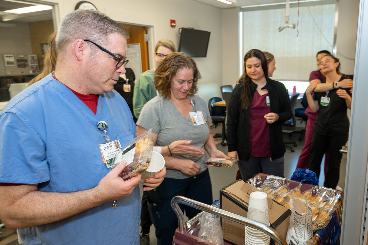 Proud to be UConn Health 💙 Today we are celebrating our employees with special treats throughout the day and throughout our sites. Thank you to the team members from every corner of our institution that help us (and our patients) thrive.