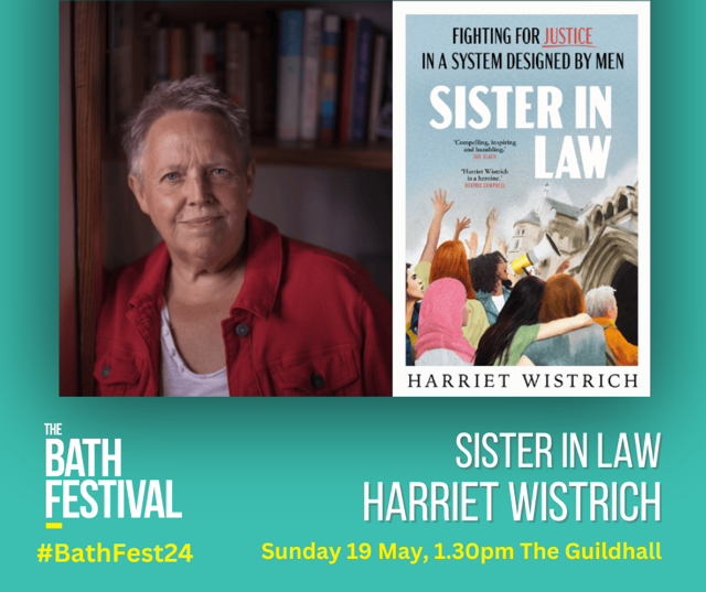 The formidable @HWistrich will be at #BathFest24 on 19th May speaking to fellow lawyer and author @Anna_Mazz Tickets here 👇 bathfestivals.org.uk/the-bath-festi…