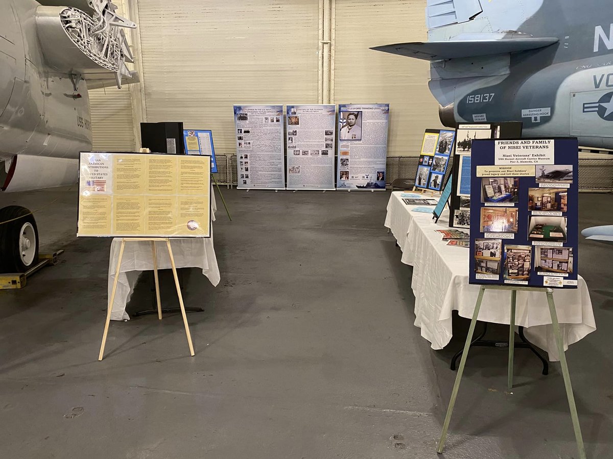 During Asian American & Pacific Islander Heritage Month the USS Hornet is hosting a temporary exhibit by our friends at the Nisei Veterans’ Exhibit. Come by and see it for the next 2 weeks (Open Fri-Mon 10am 5pm). #usshornet #usshornetmuseum #AAPIHeritageMonth #smithsonianaanhpi