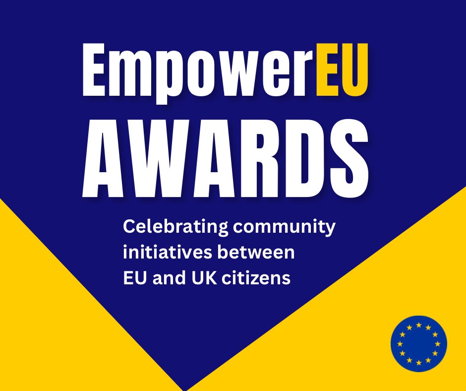 Today on #EuropeDay EU Ambassador @PedroSerranoEU launched a new recognition scheme. ✨The #EmpowerEUawards will shine spotlight on remarkable EU-UK community initiatives, honouring UK-based projects and organisations that foster connections between EU and UK citizens. 🇪🇺 🇬🇧