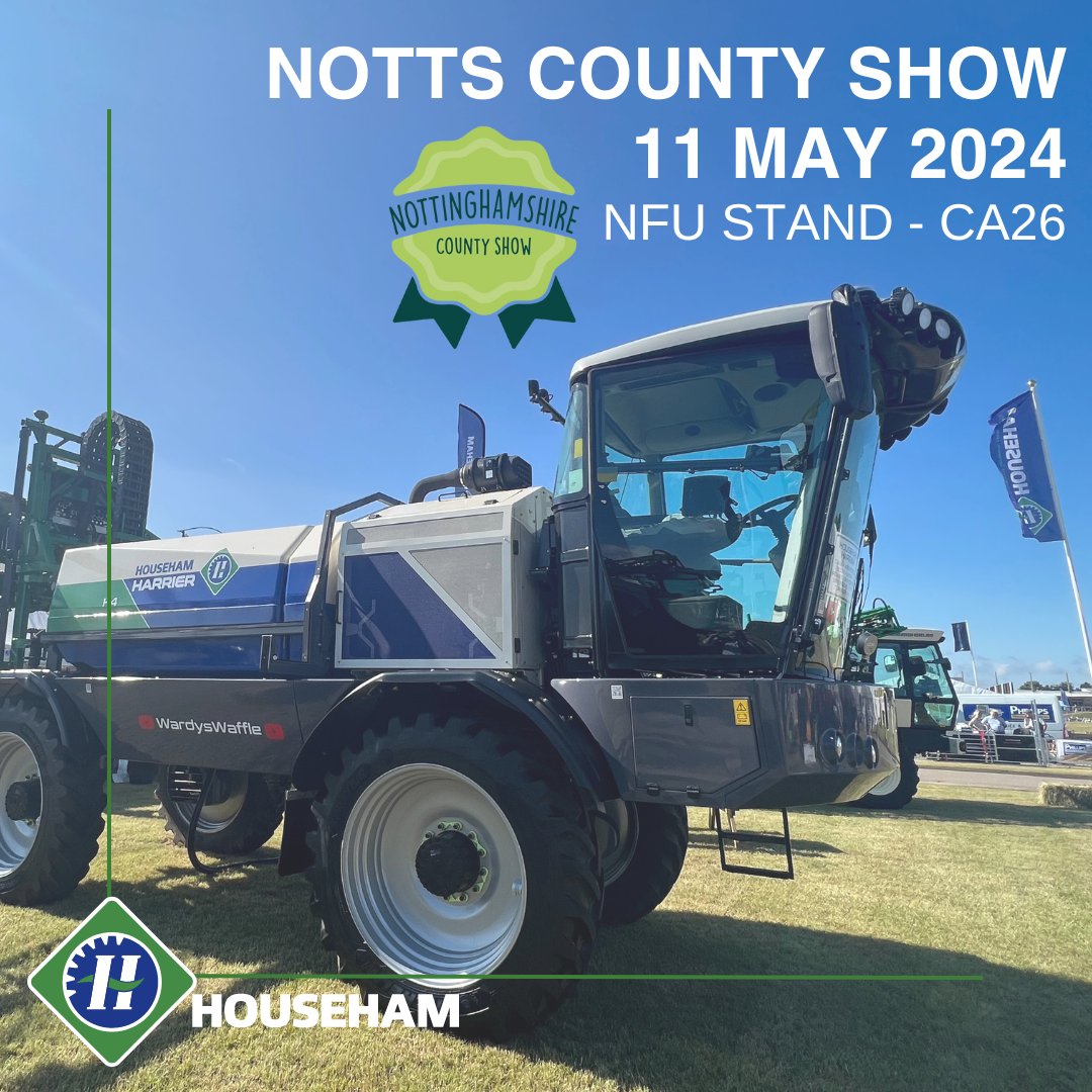 Come on down to the Nottinghamshire Country Show 2024! Taking place this Saturday, May 11, 2024, at the Newark Showground! Head to the Countryside Area and make a beeline for the NFU stand, where we will be displaying the #WardysWaffle Harrier! #NottsCountyShow2024 @wheat_daddy