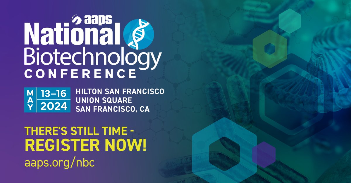 Join AAPS as industry leaders offer #biotech perspectives next week. On May 14, attend an exclusive #NBC2024 panel discussion with biotech leaders discussing cell and gene #therapies and how to address barriers to scientific advancement. See you soon: bit.ly/4bbkChh