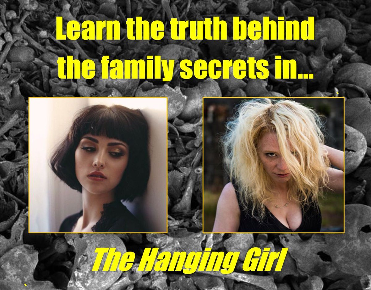 Will Tabitha Ravenhurst unearth evidence to prove her grandmother was a serial killer ...or will her sister, Kerri prove her wrong? Learn the truth in THE HANGING GIRL: buff.ly/478n5HF #horror #MYSTERY #HorrorFamily #PromoteHorror #HangingGirl