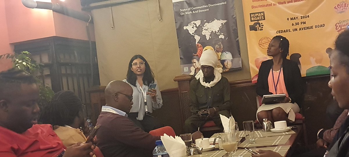 GCAP at Nairobi! Youth from Dalit community are disproportionately affected by discrimination. Young women are the worst affected, says Pranjali of Global Forum of Communities Discriminated on Work and Descent. @CastoutSlavery @polycomdev #SocialSecurity #GlobalJustice