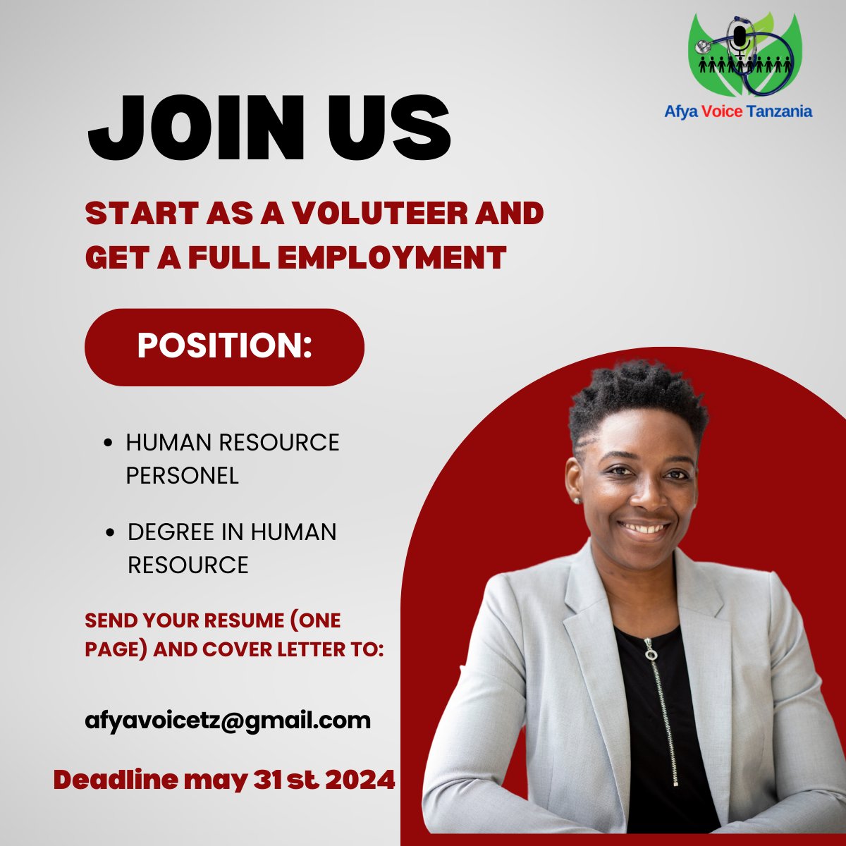 Are you interested in working with NGO that works in health and environment? If yes, then we are looking for you. Read the ad and send in your application. More job posts are coming this week.  Stay tuned!
#SharePost