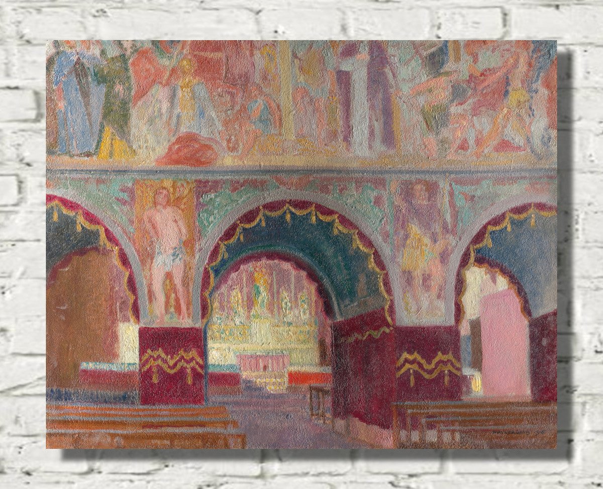 Trending Wall Art💡:  Frescoes by Luini, in Lugano (1916) by Maurice Denis  👉🏽👉🏽 nuel.ink/ddn6uB

#gallerywall #wallart #homedecor #trendingart