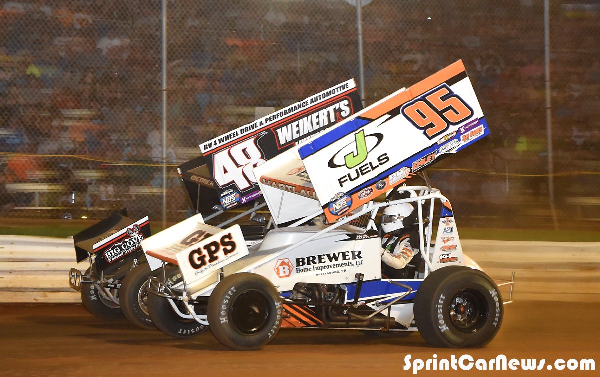 The @WorldofOutlaws @lincolnspeedway last night.