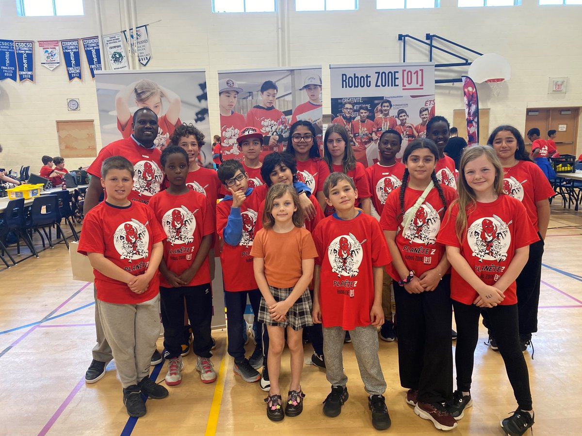 Félicitations à notre club de robotique qui continuent à perfectionner leurs compétences et à participer au tournoi de robotique !  BRAVO ! Et toujours un GRAND merci à tous nos bénévoles et nos membres du personnel pour votre dévouement !