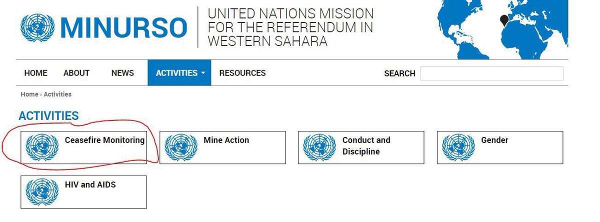 Reminder of #MINURSO UN mission duties since algerian army blocked the 1991 referendum. 

#SaharaOccidental 
#WesternSahara 
#MoroccanSahara #AlgeriaMeddling 

#الصحراء_الغربية 🇲🇦
#الصحراء_المغربية