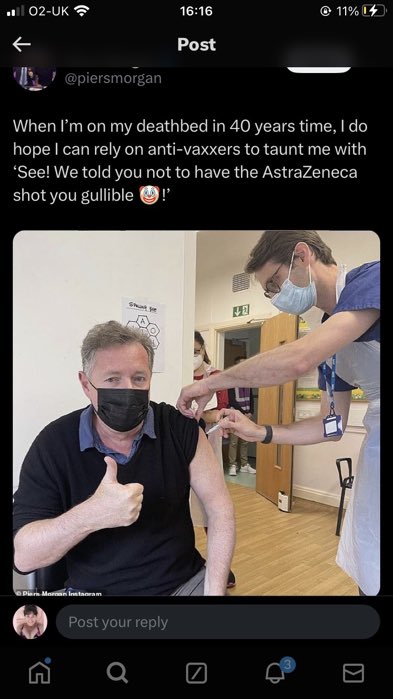 Anyone want try to send this to Piers I’m blocked 👇👇👇👇🤡👇 #AstraZenecaVaccine #PiersMorgan